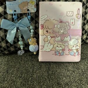 Mikko (Latte) notebook and bag charms